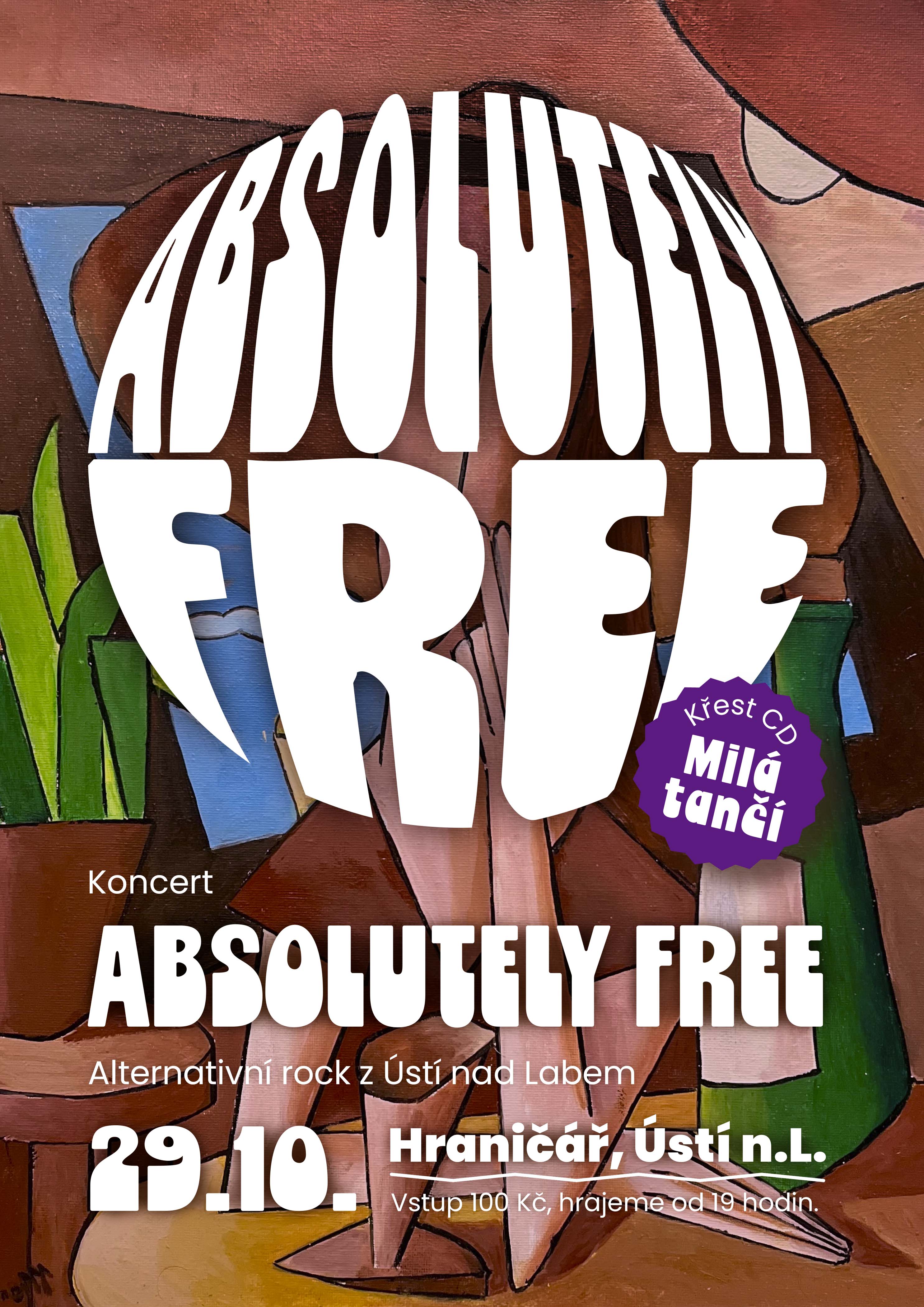 Plakát koncertu hraničár křest